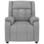 Sillón de masaje tela gris claro de , Sillones de masaje eléctricos - Ref: Foro24-348120, Precio: 195,14 €