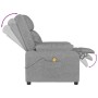 Sillón de masaje tela gris claro de , Sillones de masaje eléctricos - Ref: Foro24-348120, Precio: 195,14 €