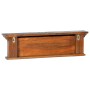 Perchero de pared de madera maciza de teca 70x10x20 cm de , Percheros para sombreros y abrigos - Ref: Foro24-289063, Precio: ...