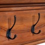 Perchero de pared de madera maciza de teca 70x10x20 cm de , Percheros para sombreros y abrigos - Ref: Foro24-289063, Precio: ...