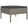 7-teiliges Gartenmöbel-Set und graue synthetische Rattankissen von vidaXL, Gartensets - Ref: Foro24-3094538, Preis: 502,67 €,...