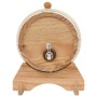 Barril de vino con grifo madera de roble macizo 12 L de , Producción de vino - Ref: Foro24-50678, Precio: 125,27 €, Descuento: %