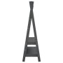 Perchero de madera maciza de pino gris 100x45,5x150 cm de , Percheros para sombreros y abrigos - Ref: Foro24-824990, Precio: ...