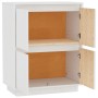 Aparador de madera maciza de pino blanco 60x34x75 cm de , Aparadores - Ref: Foro24-813376, Precio: 86,36 €, Descuento: %