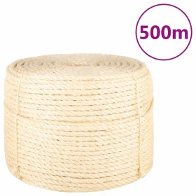 Cuerda 100% sisal 10 mm 500 m de , Sogas y cuerdas metálicas - Ref: Foro24-155026, Precio: 261,89 €, Descuento: %