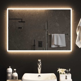 Espejo de baño con LED 90x60 cm de , Espejos - Ref: Foro24-151771, Precio: 82,55 €, Descuento: %