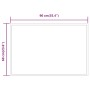 Espejo de baño con LED 90x60 cm de , Espejos - Ref: Foro24-151771, Precio: 82,55 €, Descuento: %