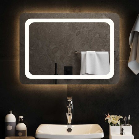 Espejo de baño con LED 70x50 cm de , Espejos - Ref: Foro24-151784, Precio: 64,05 €, Descuento: %