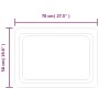 Espejo de baño con LED 70x50 cm de , Espejos - Ref: Foro24-151784, Precio: 64,05 €, Descuento: %