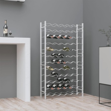 Botellero para 72 botellas de metal blanco de , Botelleros - Ref: Foro24-340912, Precio: 127,03 €, Descuento: %