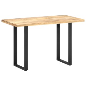Mesa de comedor de madera maciza de mango 120x60x76 cm de , Mesas de cocina y de comedor - Ref: Foro24-285837, Precio: 283,41...