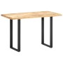 Mesa de comedor de madera maciza de mango 120x60x76 cm de , Mesas de cocina y de comedor - Ref: Foro24-285837, Precio: 283,41...