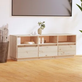 TV-Schrank aus massivem Kiefernholz, 140 x 37 x 50 cm von vidaXL, TV-Möbel - Ref: Foro24-813430, Preis: 135,57 €, Rabatt: %