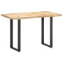 Mesa de comedor de madera maciza de mango 120x60x76 cm de , Mesas de cocina y de comedor - Ref: Foro24-285837, Precio: 283,41...