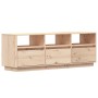 TV-Schrank aus massivem Kiefernholz, 140 x 37 x 50 cm von vidaXL, TV-Möbel - Ref: Foro24-813430, Preis: 137,69 €, Rabatt: %