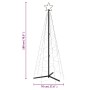 Árbol de Navidad cónico 200 LED blanco cálido 70x180 cm de , Arboles de navidad - Ref: Foro24-343505, Precio: 48,90 €, Descue...