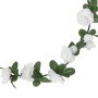 Guirnaldas de flores de Navidad 6 uds blanco primaveral 250 cm de , Coronas y guirnaldas - Ref: Foro24-359042, Precio: 20,26 ...