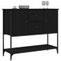 Aparador de madera de ingeniería negro 100x36x85 cm de , Aparadores - Ref: Foro24-835554, Precio: 134,32 €, Descuento: %