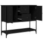 Aparador de madera de ingeniería negro 100x36x85 cm de , Aparadores - Ref: Foro24-835554, Precio: 134,32 €, Descuento: %