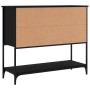 Aparador de madera de ingeniería negro 100x36x85 cm de , Aparadores - Ref: Foro24-835554, Precio: 134,32 €, Descuento: %