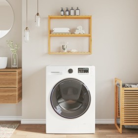 Estantería de pared para baño de 3 niveles bambú 60x15x54 cm de , Toalleros - Ref: Foro24-373367, Precio: 38,30 €, Descuento: %