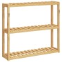 Estantería de pared para baño de 3 niveles bambú 60x15x54 cm de , Toalleros - Ref: Foro24-373367, Precio: 38,30 €, Descuento: %