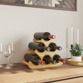 Botellero para 6 botellas bambú 35x18x25,5 cm de , Botelleros - Ref: Foro24-373371, Precio: 29,80 €, Descuento: %