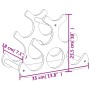 Botellero para 6 botellas bambú 35x18x25,5 cm de , Botelleros - Ref: Foro24-373371, Precio: 29,80 €, Descuento: %