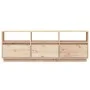 Solid pine wood TV cabinet 140x37x50 cm by vidaXL, TV Furniture - Ref: Foro24-813430, Price: 135,42 €, Discount: %