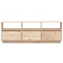 TV-Schrank aus massivem Kiefernholz, 140 x 37 x 50 cm von vidaXL, TV-Möbel - Ref: Foro24-813430, Preis: 137,69 €, Rabatt: %