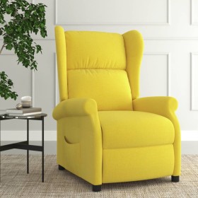 Sillón reclinable de cuero sintético color capuchino de , Sillones - Ref: Foro24-340965, Precio: 191,46 €, Descuento: %