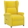 Sillón reclinable de cuero sintético color capuchino de , Sillones - Ref: Foro24-340965, Precio: 191,46 €, Descuento: %