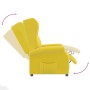 Sillón reclinable de cuero sintético color capuchino de , Sillones - Ref: Foro24-340965, Precio: 191,46 €, Descuento: %