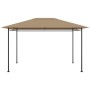 Cenador gris taupé 384x281x270 cm 180 g/m²