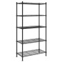 Estante de almacenamiento 5 niveles negro 90x35x180 cm 250 kg de , Estanterías industriales - Ref: Foro24-324624, Precio: 96,...