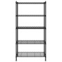 Estante de almacenamiento 5 niveles negro 90x35x180 cm 250 kg de , Estanterías industriales - Ref: Foro24-324624, Precio: 96,...