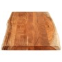 Tablero de mesa rectangular borde natural acacia 140x60x3,8 cm de , Tableros para mesas - Ref: Foro24-370649, Precio: 140,11 ...