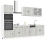 Mueble cocina Kalmar sonoma gris 7 pzas madera contrachapada de , Armarios de cocina - Ref: Foro24-3314757, Precio: 713,65 €,...