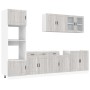 Mueble cocina Kalmar sonoma gris 7 pzas madera contrachapada de , Armarios de cocina - Ref: Foro24-3314757, Precio: 713,65 €,...