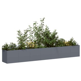 Jardinera de acero laminado en frío antracita 280x40x40 cm de , Maceteros y jardineras - Ref: Foro24-860691, Precio: 210,95 €...