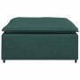 Sofá modular con reposapiés, Módulo verde oscuro, 100 x 100 x 48 cm de , Unidades para sofás seccionales - Ref: Foro24-410448...