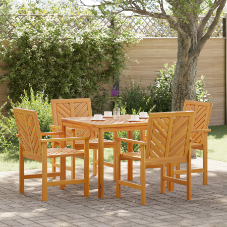 Juego de comedor de jardín de 4 piezas de madera de acacia. de , Mesas de jardín - Ref: Foro24-3154105, Precio: 399,74 €, Des...
