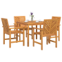 Juego de comedor de jardín de 4 piezas de madera de acacia. de , Mesas de jardín - Ref: Foro24-3154105, Precio: 399,74 €, Des...
