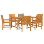 Conjunto de Comedor de Jardín de 6 Piezas de Madera Maciza de Acacia de , Mesas de jardín - Ref: Foro24-3154107, Precio: 590,...