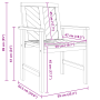 Conjunto de Comedor de Jardín de 6 Piezas de Madera Maciza de Acacia de , Mesas de jardín - Ref: Foro24-3154107, Precio: 590,...