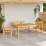 Conjunto de Comedor de Jardín de 4 Piezas Madera Maciza de Acacia de , Mesas de jardín - Ref: Foro24-3154108, Precio: 445,49 ...