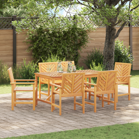 Juego de comedor de jardín de 5 piezas de madera maciza de acacia de , Mesas de jardín - Ref: Foro24-3154110, Precio: 587,20 ...