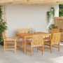 Juego de comedor de jardín de 5 piezas de madera maciza de acacia de , Mesas de jardín - Ref: Foro24-3154110, Precio: 587,20 ...