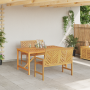 Juego de Comedor de Jardín de 3 Piezas de Madera Maciza de Acacia de , Mesas de jardín - Ref: Foro24-3154111, Precio: 432,37 ...