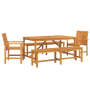 Conjunto de Comedor de Jardín de 5 Piezas de Madera Sólida de Acacia de , Mesas de jardín - Ref: Foro24-3154113, Precio: 535,...